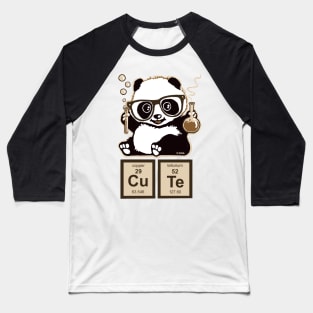 Chemistry Panda Discovered Cute Baseball T-Shirt